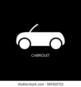 Car body type vector illustration icon.