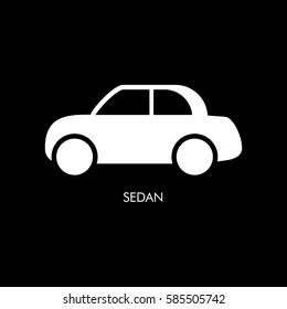 Car body type vector illustration icon.