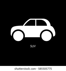 Car body type vector illustration icon.