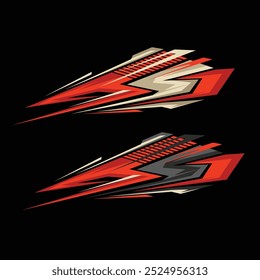 car body wrap vector sticker design