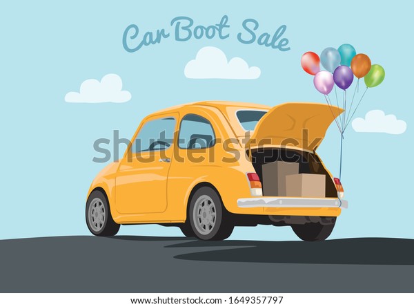 Car Boot Sale On Illustration Graphic Stock Vector (Royalty Free