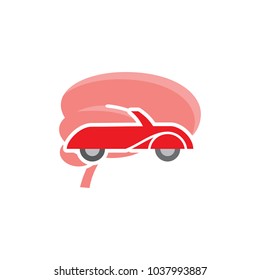 Car Brain Logo Icon Design