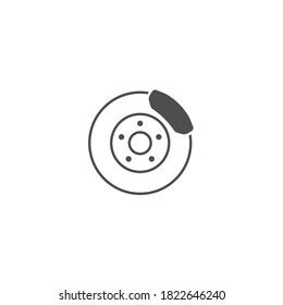 Car brake icon . Vector . EPS 10