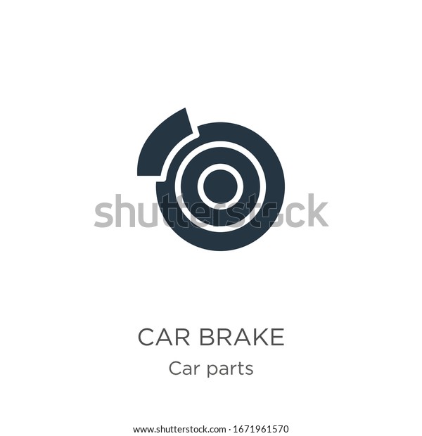 Car\
brake icon vector. Trendy flat car brake icon from car parts\
collection isolated on white background. Vector illustration can be\
used for web and mobile graphic design, logo,\
eps10