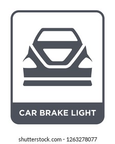 car brake light icon vector on white background, car brake light trendy filled icons from Car parts collection, car brake light simple element illustration