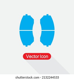 Car Brake Pad Icon Vector Illustration Eps10