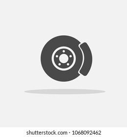 car brakes vector icon