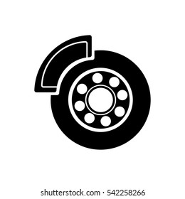 Car Brakes Vector Icon