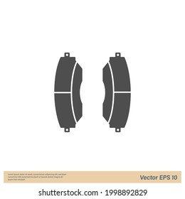 car break pad icon company logo template