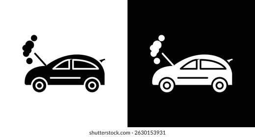 Car breakdown icon concept, vector illustration