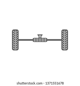 car bridge icon. Element of Car repear for mobile concept and web apps icon. Outline, thin line icon for website design and development, app development