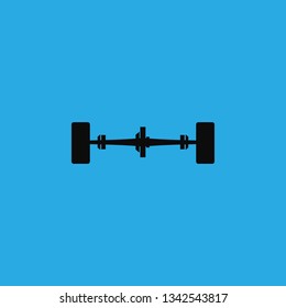 car bridge icon vector