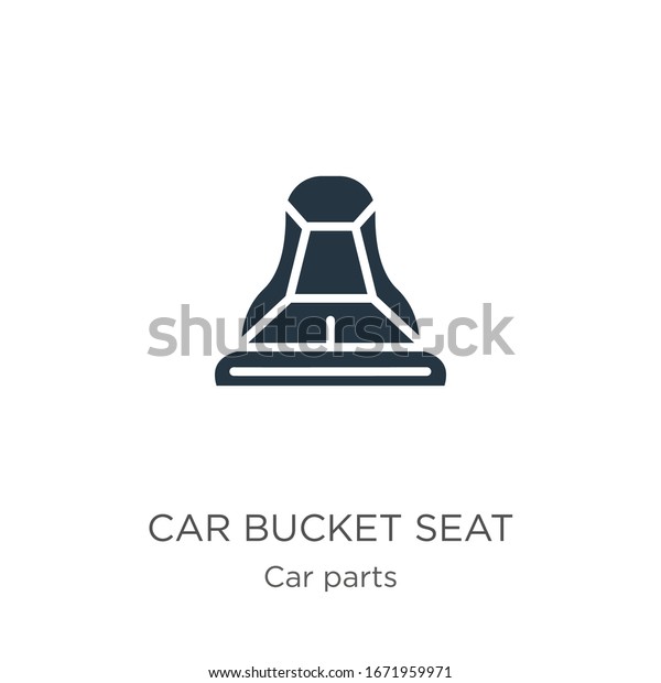 Car bucket seat icon vector. Trendy flat car bucket\
seat icon from car parts collection isolated on white background.\
Vector illustration can be used for web and mobile graphic design,\
logo, eps10