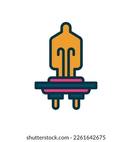 car bulb icon for your website, mobile, presentation, and logo design.