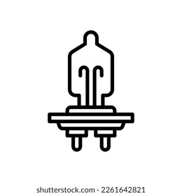 car bulb icon for your website, mobile, presentation, and logo design.