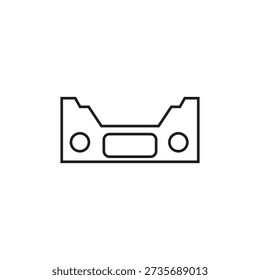 car bumper icon ilustration element design