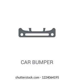 car bumper icon. Trendy car bumper logo concept on white background from car parts collection. Suitable for use on web apps, mobile apps and print media.