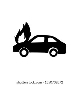 car burn out doodle vector 