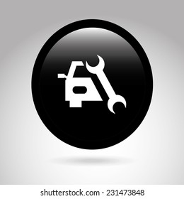 car button graphic design , vector illustration
