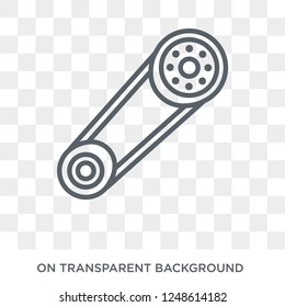 car camshaft icon. car camshaft design concept from Car parts collection. Simple element vector illustration on transparent background.