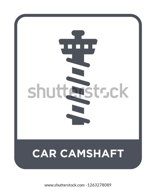 car camshaft icon vector on white\
background, car camshaft trendy filled icons from Car parts\
collection, car camshaft simple element\
illustration