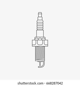 car candle vector icon