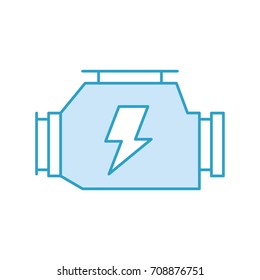 car carburetor powerful engine machine symbol