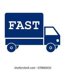 car cargo delivery vector icon