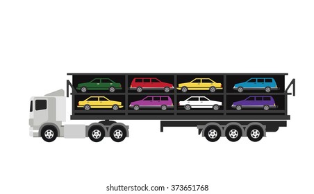 Car carrier trailer