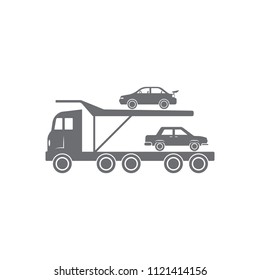 Car Carrier Truck icon. Simple element illustration. Car Carrier Truck symbol design from Transport collection set. Can be used for web and mobile on white background