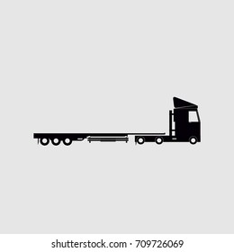 Car Carrier Truck icon.vector illustration
