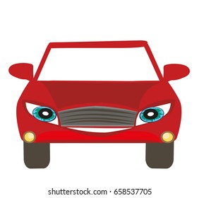 Car cartoon character