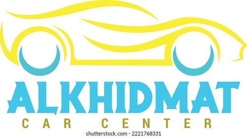 ilustrador de adobe de diseño del logotipo del vector del centro del automóvil, carreras de coches, logotipo del vehículo