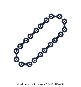 car chain assembly piece flat icon vector illustration design