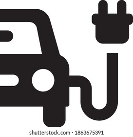 icono de carga de coche. vector de icono de servicio de coche
