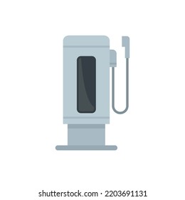 Car charge station icon. Flat illustration of Car charge station vector icon isolated on white background