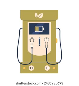 Car Charger Station, Dedicated Facility Equipped With Electric Vehicle Charging Points, Providing Efficient Recharging