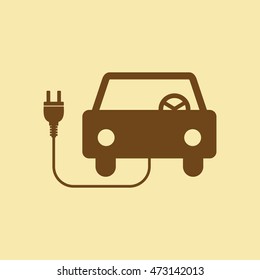 Car Charging Icon.