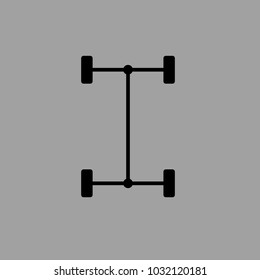 the car chassis