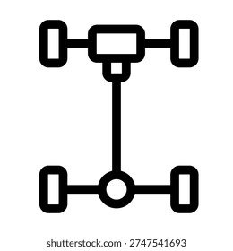 Car chassis drivetrain suspension system for vehicle