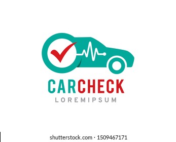 Car Check Logo Symbol Or Icon Template