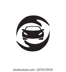 Icono de comprobación de coches, ilustración de logotipo, plantilla de diseño vectorial