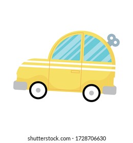 car child toy isolated style icon vector illustration design