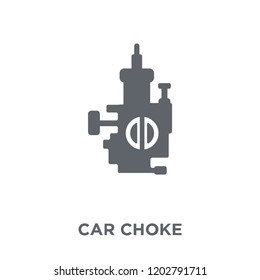 car choke icon. car choke design concept from Car parts collection. Simple element vector illustration on white background.