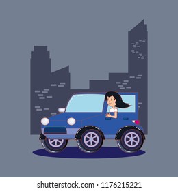 car and city design