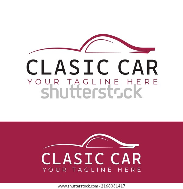 Car or classic car logo design, simple,\
minimalist with vector\
format.