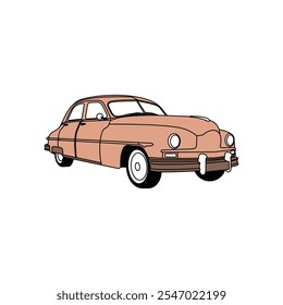 Car Classic modern vintage vector design, vehicle for your industry, brand, and etc, suitable for your company