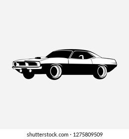 car classic vector logo