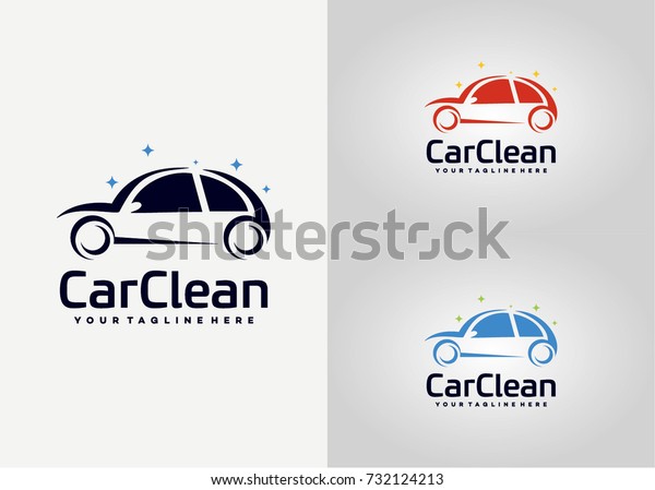 Car Clean Logo Template Design. Creative\
Vector Emblem for Icon or Design\
Concept