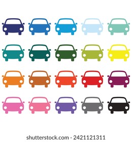 Car Clipart Set Design Bundle 